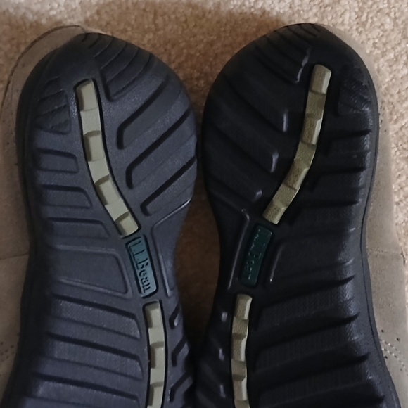 Women's LLBEAN MaryJanes Suede/Leather size 9M Sage Green - Picture 6 of 8